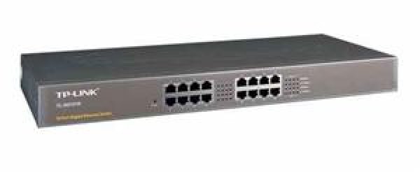 TP-Link switch TL-SG1016 (16xGbE, fanless)