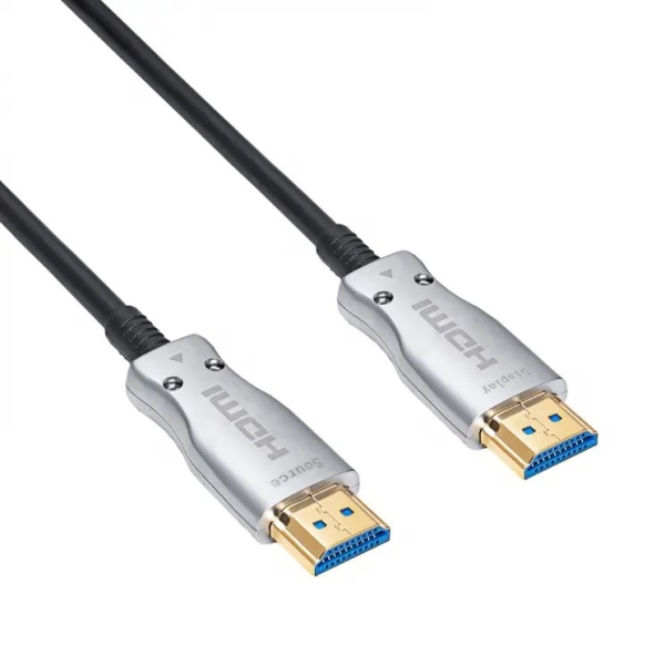 Akyga Kabel HDMI 2.1 (M), optický AOC 48Gbps 8K, černý 40m 