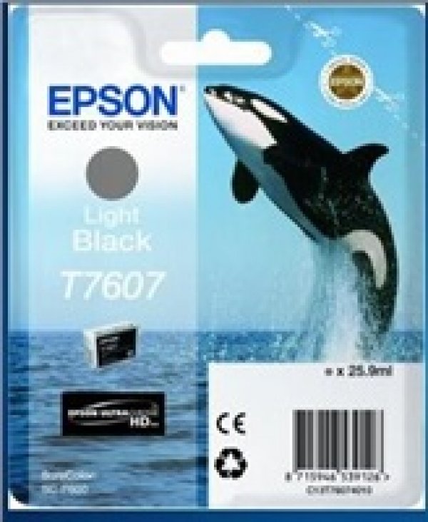 Náplň Epson C13T76074010 světle černá blistr