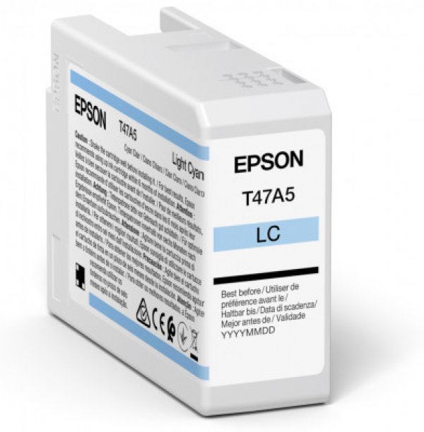 Náplň Epson C13T47A500 světle azurová