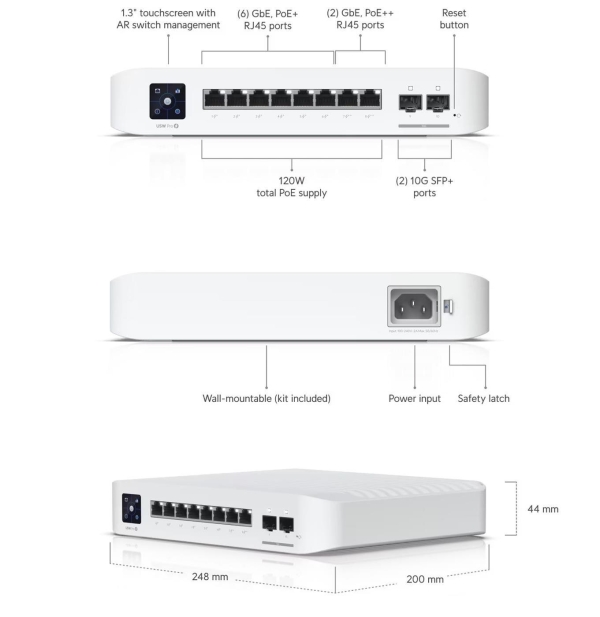 UBNT UniFi Switch USW-Pro-8-PoE