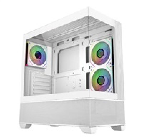 Cooler Master case Elite 690 Wood, ATX, Průhledná bočnice, 3x 120mm ARGB Fan, Bílá?v=1762814402