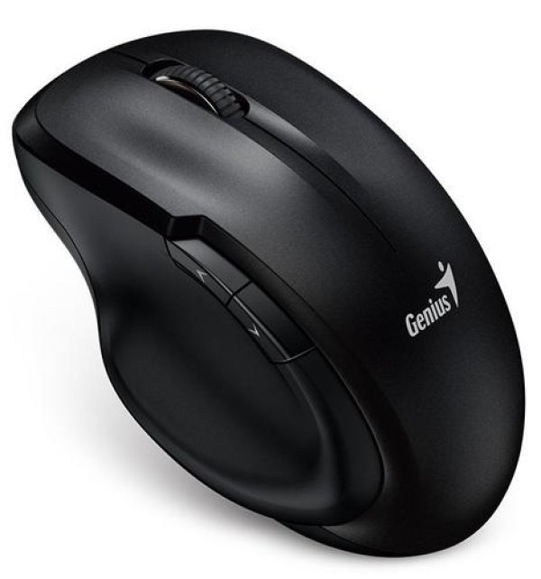 Genius 8200S/Ergonomická/Blue Track/Bezdrátová USB/Černá