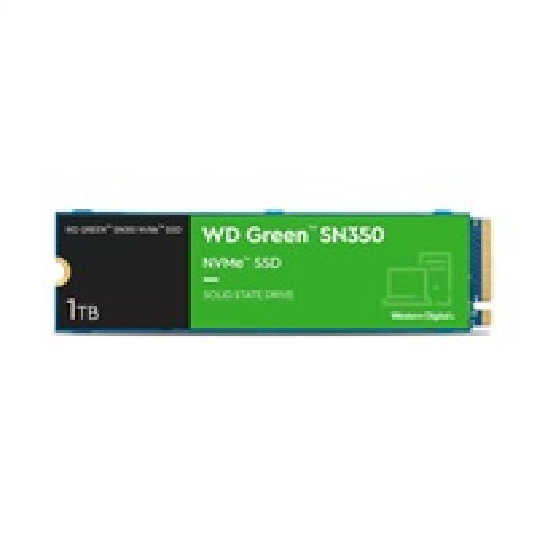 WDC GREEN SN350 NVMe SSD WDS100T3G0C 1TB M.2 2280 QLC (3200/2500MB/s, 300K/400K IOPs, SSD, QLC NAND)