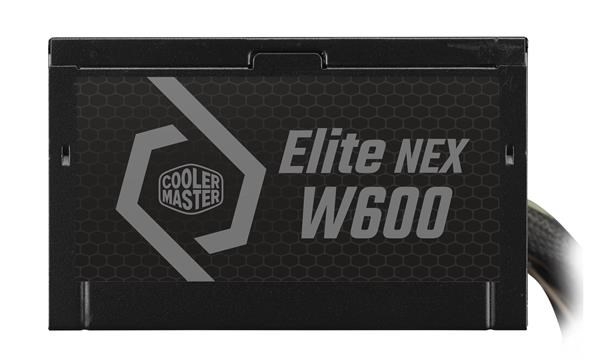 Cooler Master zdroj ELITE NEX 600W 80+, černý