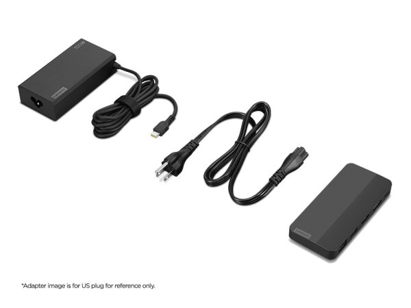 LENOVO dokovací stanice USB-C Dual Display Travel Dock + 100W adapter (EU)