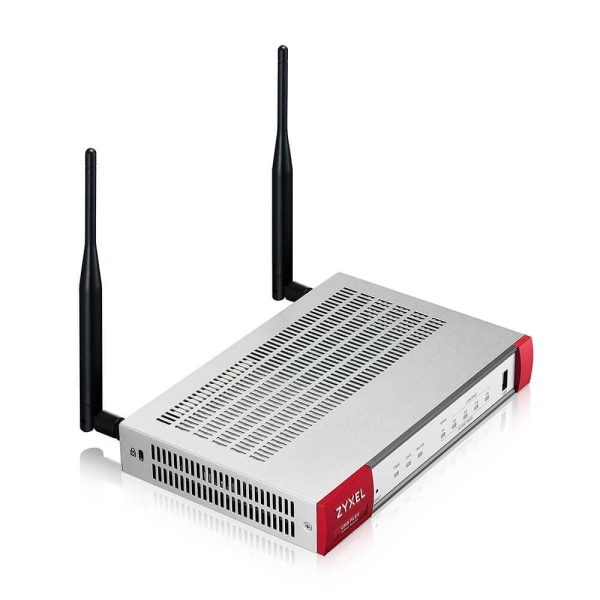 Zyxel USG FLEX 50 Series, 10/100/1000, 1*WAN, 4*LAN/DMZ ports, WiFi 6 AX1800, 1*USB (device only)