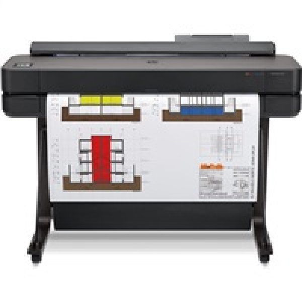 HP DesignJet T650 - 36" tisk na velký formát - barva - tryskový - A0, ANSI D, Role (91,4 cm x 45,7 m) - 2400 x 1200 dpi - až 0.42 min/str. (mono) / až 0.42 min/str. (barevný) - kapacita: 1 role - Gigabit LAN, USB 2.0, Wi-Fi(n) - řezačka