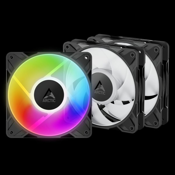 ARCTIC P12 Pro A-RGB Value pack (3 ks) ventilátor - 120mm, black