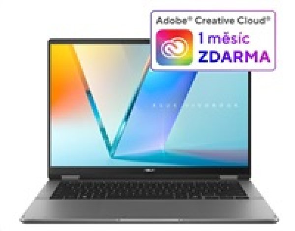 ASUS NTB Vivobook 14 Flip (TP3407SA-OLED040X), Ultra 7 256V, 14" 1920x1200, 16GB, 1TB, Intel Arc, W11 Pro, Gray?v=1748779203