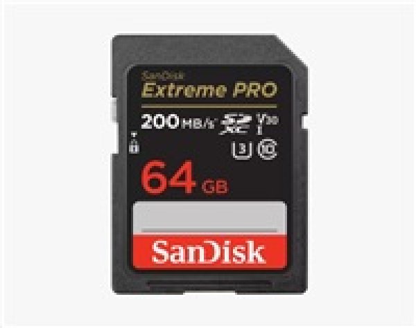 SanDisk Extreme PRO/SDXC/64GB/200MBps/UHS-I U3 / Class 10