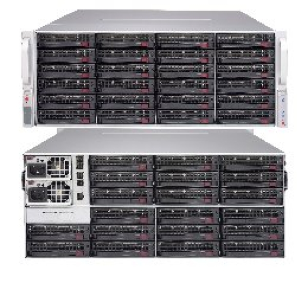 SUPERMICRO 4U JBOD Storage, 44x 3,5" HS HDD (24 front + 20 rear) Expander SAS3 (12Gb/s) 2x1200W (Tit.)?v=1765406404