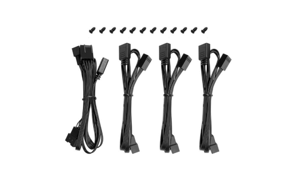 DEEPCOOL Ventilátor FD12 3v1, 3x120mm, ARGB, černá