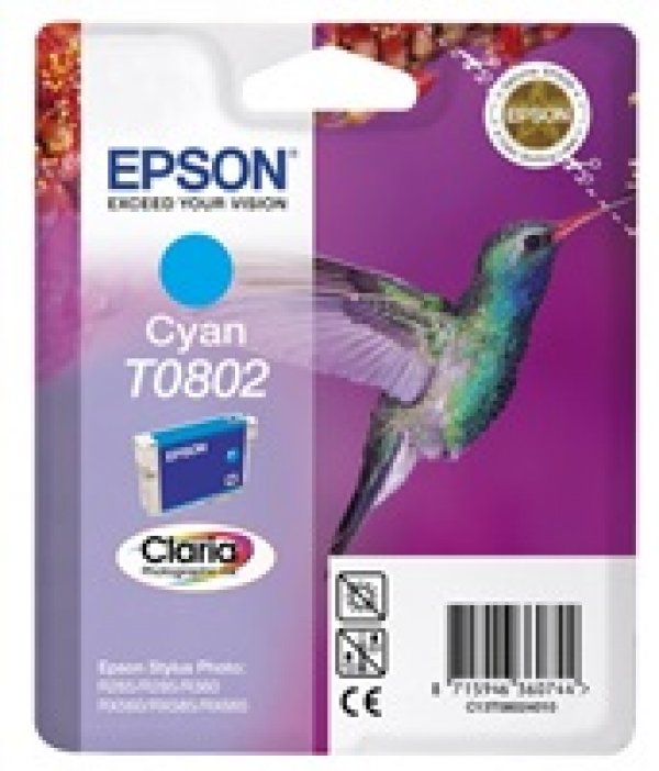 Náplň EPSON C13T08024011 azurová (7,4 ml)