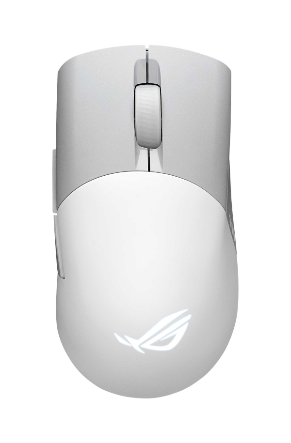 ASUS myš ROG KERIS WIRELESS AIMPOINT WHITE (P709), RGB, Bluetooth, bílá