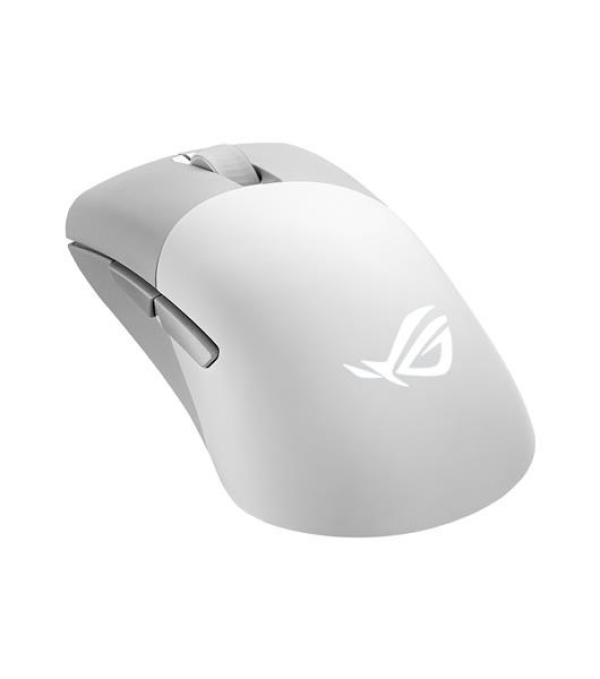 ASUS myš ROG KERIS WIRELESS AIMPOINT WHITE (P709), RGB, Bluetooth, bílá