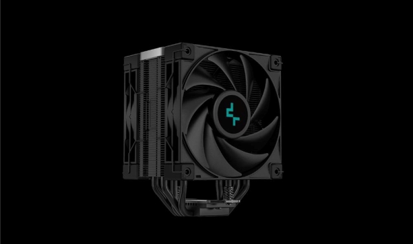 DEEPCOOL CPU Chladič AK400 ZERO DARK PLUS, 2x120mm, LGA1851, AM5, černá