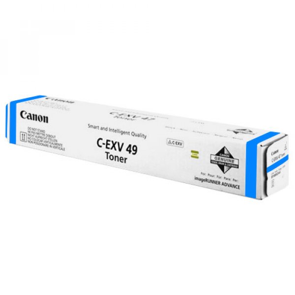 Toner CANON C-EXV49, 8525B002 azurový (19 000 stran)