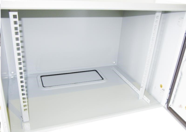 XtendLan 19" venkovní vodotěsný rozvaděč 8U 22U 600x450, krytí IP55, nosnost 65kg, šedý