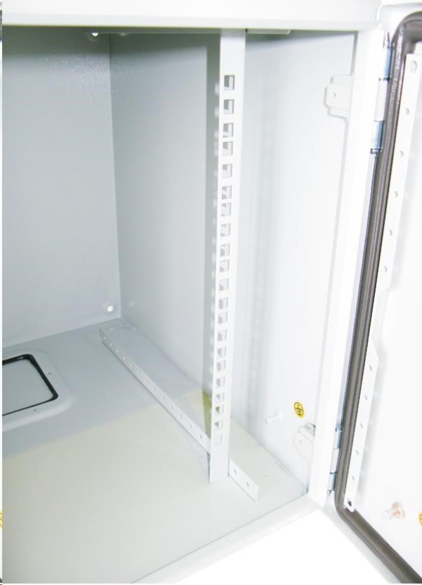 XtendLan 19" venkovní vodotěsný rozvaděč 8U 22U 600x450, krytí IP55, nosnost 65kg, šedý