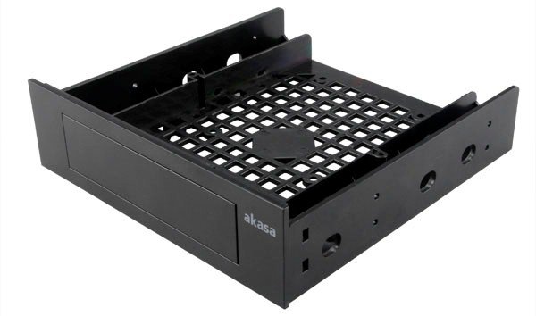 AKASA 3.5''/SSD/HDD adaptér do 5,25'' pozice