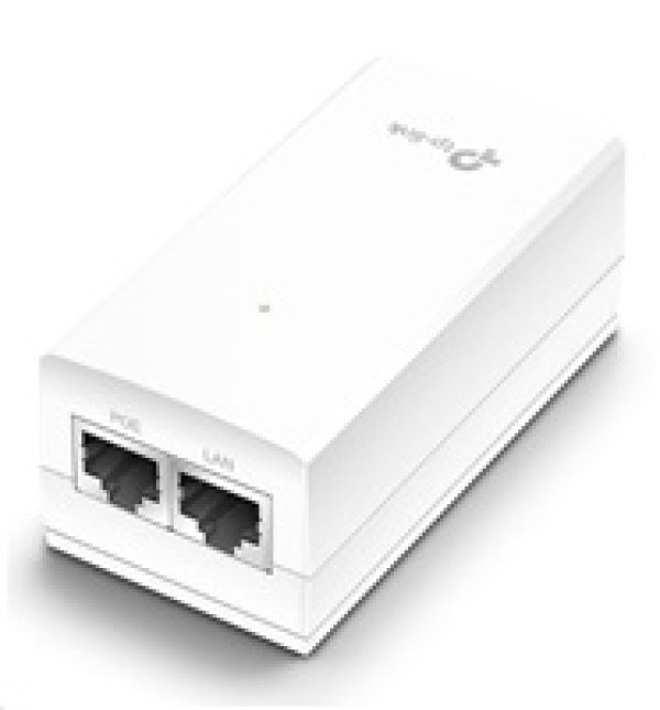TP-LINK TL-POE2412G 24V Passive PoE Injector Adapter, Data and Power Carried over The Same Cable, 12W PoE Power