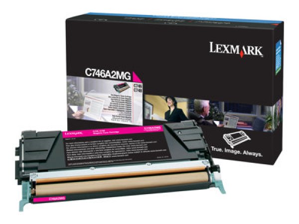 Toner Lexmark C746A1MG purpurový