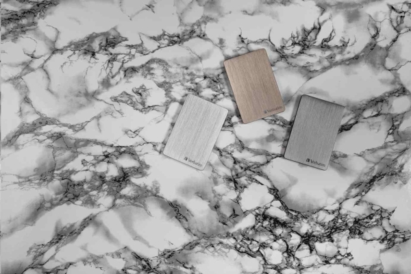 VERBATIM HDD 2.5" 2TB Store 'n' Go ALU Slim Portable Hard Drive USB 3.2, Silver