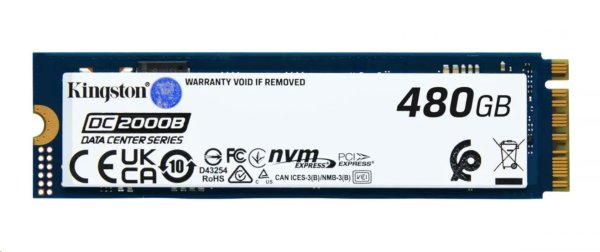 Kingston SSD 480GB DC2000B M.2 2280 Enterprise NVMe
