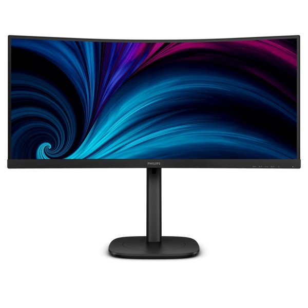 Philips MT 34" 34B2U3600C - 3440x1440,VA,120Hz,Prohnutý,HDMI,DP,USBhub,USB-C,RJ45,Repro,Otočný