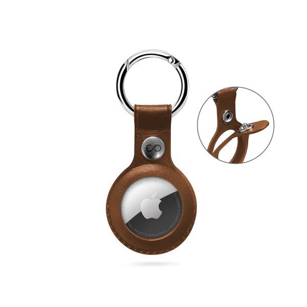 Epico Leather Case for AirTag - hnědá?v=1755380404