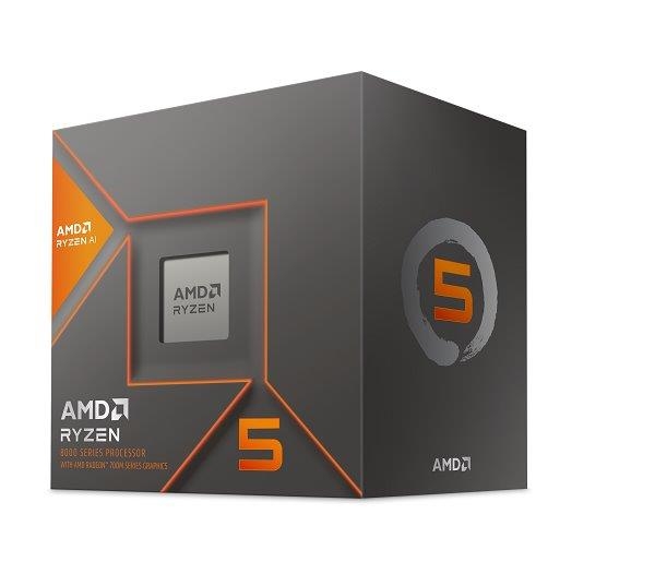 CPU AMD RYZEN 5 8600G, 6-core, až 5.0GHz, 22MB cache, 65W, AMD Radeon 760M Graphics, socket AM5, BOX
