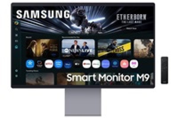 Samsung Smart Monitor/M90SF/32''/OLED/4K UHD/165Hz/0,03ms/Stříbrná/2R