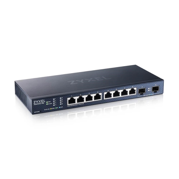 Zyxel XMG1915-10E, 8-port 2.5GbE, 2 SFP+ Smart Switch, hybird mode, standalone or NebulaFlex Cloud