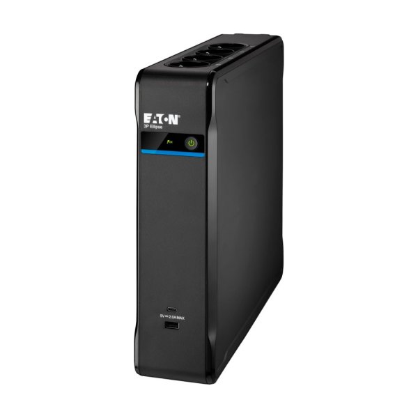 Eaton 3P Ellipse UPS USB FR, 1300 VA, 840 W, Vstup: C14, Výstupy: (4) Typ E, (4) Pouze přepěťová ochrana Typ E, USB nabí
