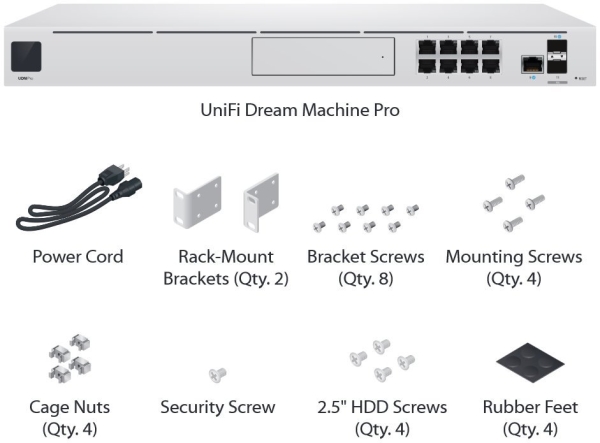 Ubiquiti Switch UniFi UDM-SE Dream Machine Special Edition, 8-Port Gigabit LAN, SFP/SFP+, VLAN, Rackmount