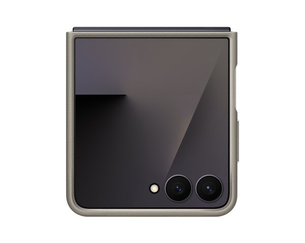 Samsung Ochranný kryt z veganské kůže Flip7 Taupe?v=1752782405