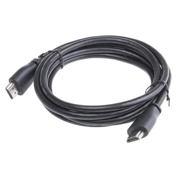 RASPBERRY PI kabel propojovací HDMI (M) na HDMI (M), stíněný, černý, 2m?v=1747576817