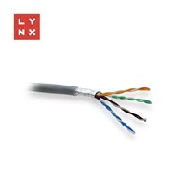 LYNX FTP kabel, Cat5e, LSZH, 0,5mm, celoměděný, vnitřní, šedý, box 305m?v=1755466814