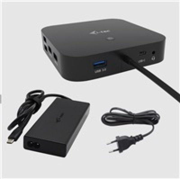 i-tec USB-C HDMI + Dual DP Docking Station, Power Delivery 100W + zdroj 112W