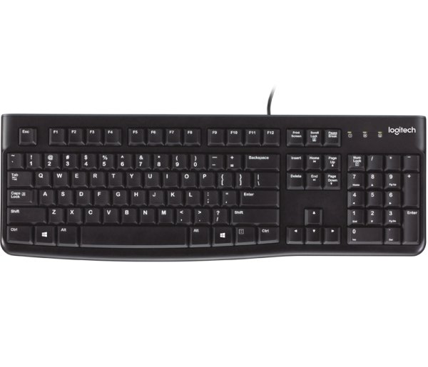 Logitech K120/Drátová USB/RU-Layout/Černá?v=1746684005