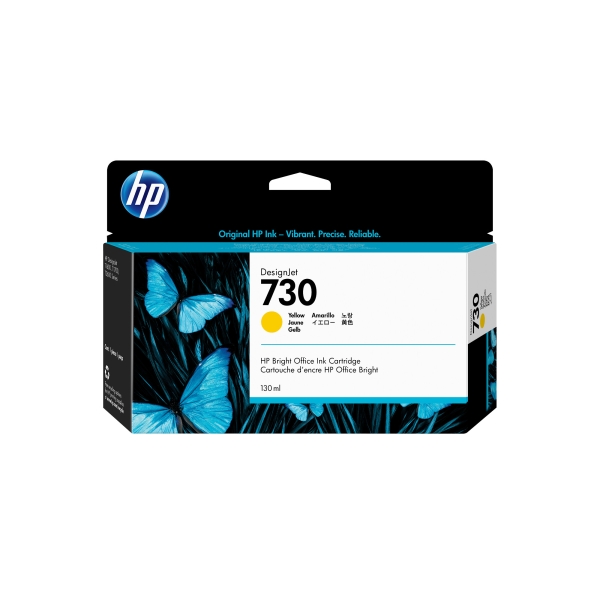 Náplň HP 730, P2V64A žlutá (130 ml)