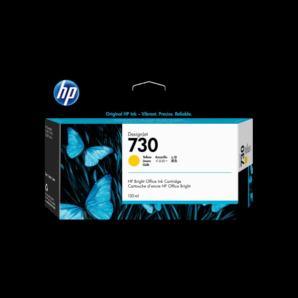 Náplň HP 730, P2V64A žlutá (130 ml)