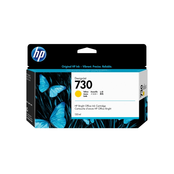 Náplň HP 730, P2V64A žlutá (130 ml)