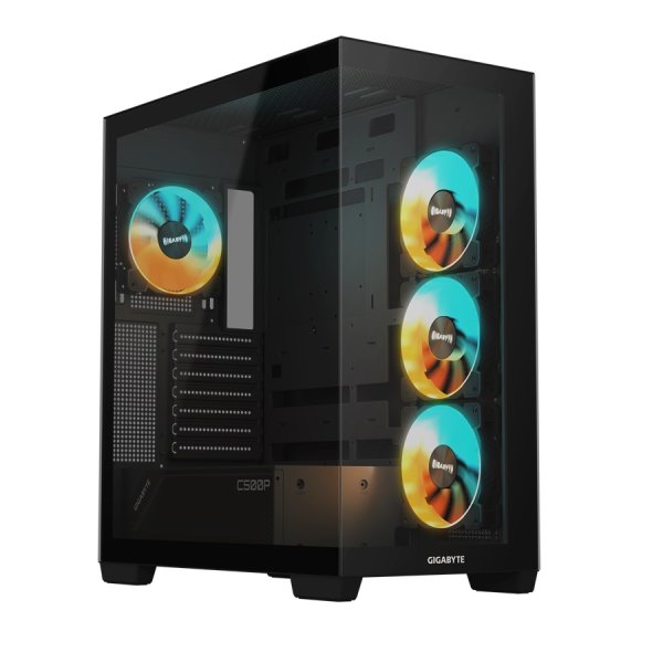 GIGABYTE C500 PANORAMIC STEALTH/Midi Tower/Transpar./Černá?v=1746684005