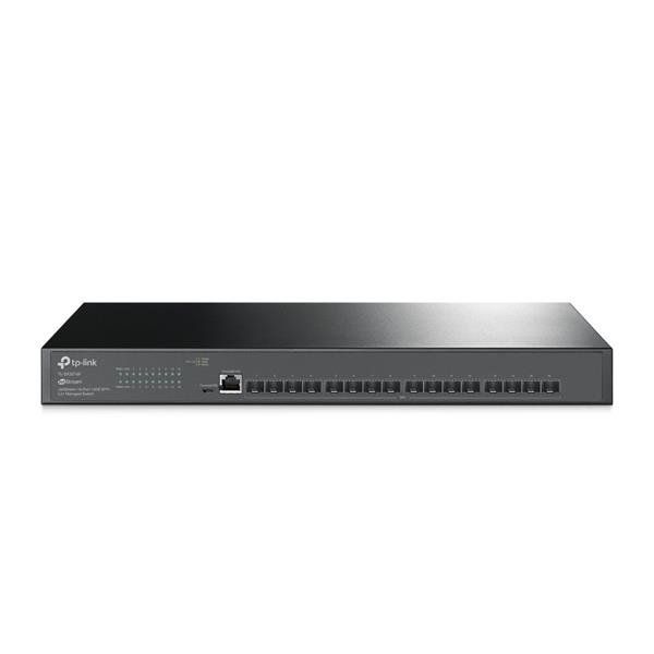 TP-LINK "JetStream™ 16-Port 10GE SFP+ L2+ Managed SwitchPORT: 16× 10G SFP+ Slots, RJ45/Micro-USB Console PortSPEC: 1U 