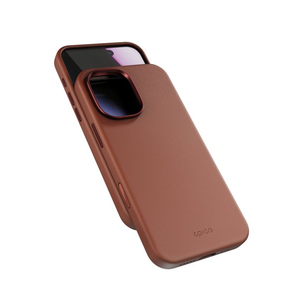 Epico Leather Mag+ Case iPhone 17 - hnědá?v=1759959604