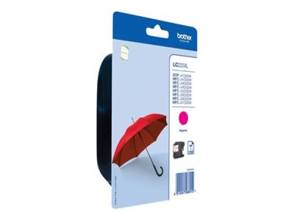 Náplň BROTHER LC 225XLM purpurová (1 200 stran)