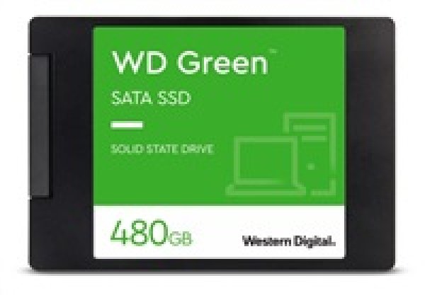 WDC GREEN PC SSD WDS480G3G0A 480GB 2.5" 7mm (545MB/s, SSD, SLC)
