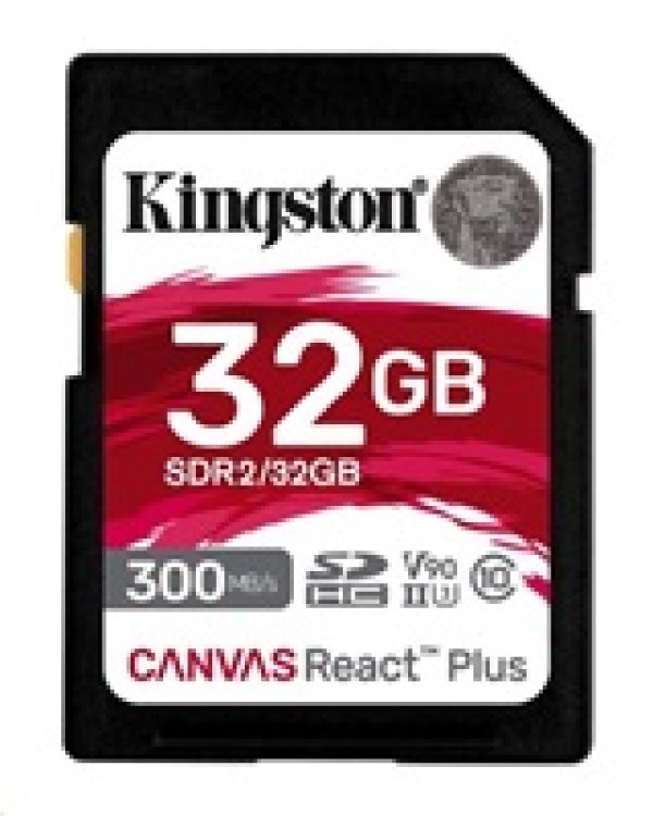 KINGSTON SD card SDHC 32GB Canvas React Plus